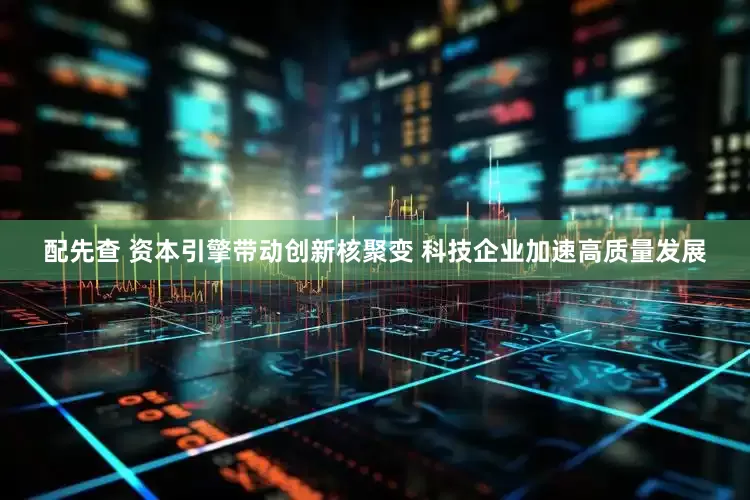 配先查 资本引擎带动创新核聚变 科技企业加速高质量发展
